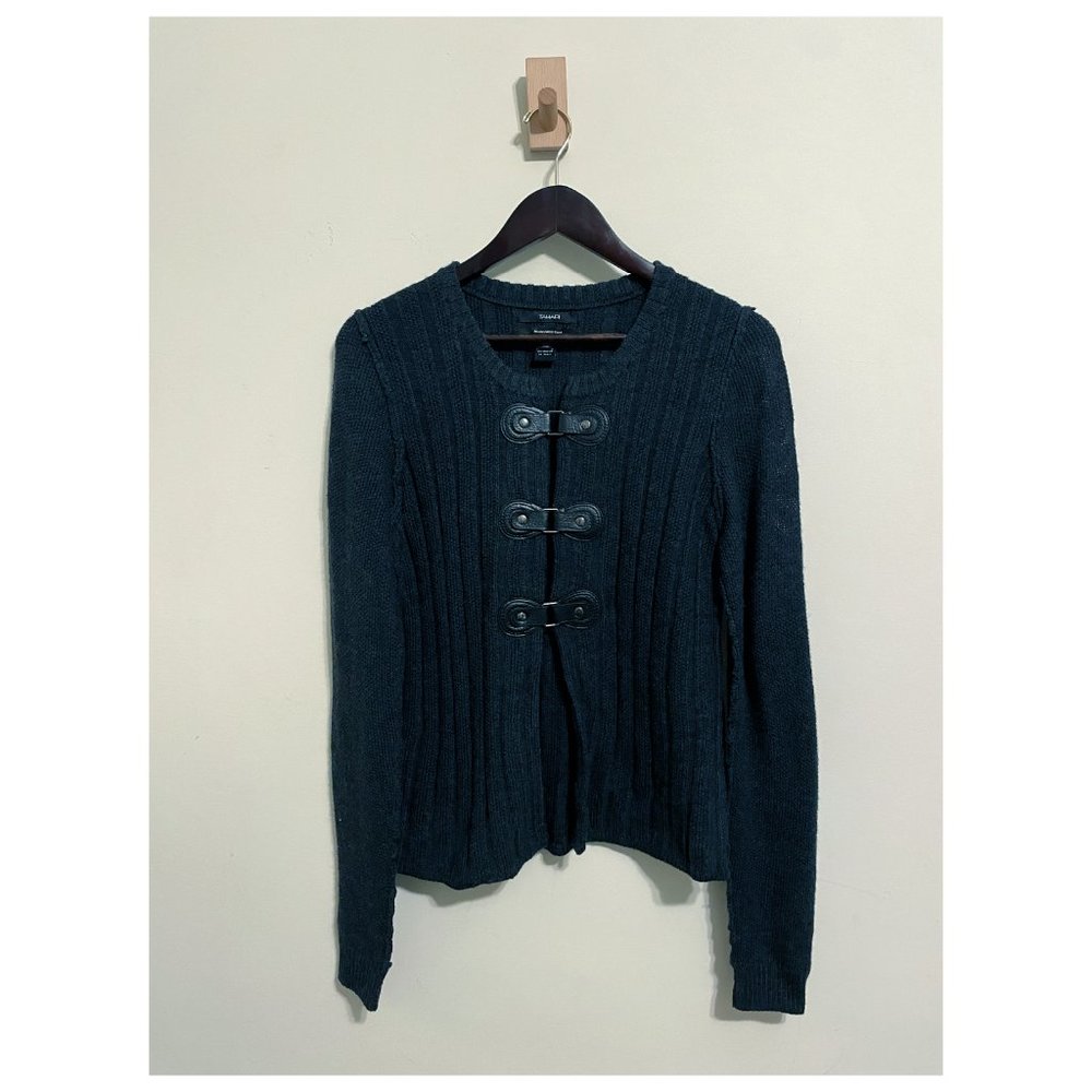 TAHARI Buckle Sweater